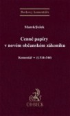 Cenné papíry v novém občanském zákoníku - komentář