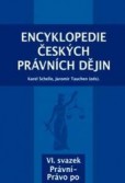 Encyklopedie českých právních dějin, VI. svazek Právní-Právo po Encyklopedie českých právních dějin, VI. svazek Právní-Právo po