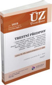 ÚZ 1619 Trestní předpisy ÚZ 1619 Trestní předpisy