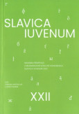 Slavica iuvenum XXII