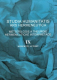 Studia humanitatis - Ars hermeneutica IX. Studia humanitatis - Ars hermeneutica IX.