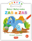 Maľuj vodou ZAS a ZAS - Dinosaury Maľuj vodou ZAS a ZAS - Dinosaury