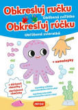 Obkresľuj rúčku - Obľúbené zvieratká + samolepky Obkresľuj rúčku - Obľúbené zvieratká + samolepky