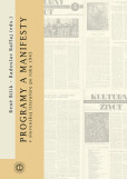 Programy a manifesty Programy a manifesty