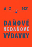 Daňové a nedaňové výdavky 2021