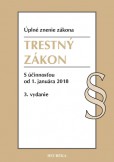 Trestný zákon. Úzz, s účinnosťou od 1. januára 2018, 3. vydanie Trestný zákon. Úzz, s účinnosťou od 1. januára 2018, 3. vydanie