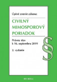 Civilný mimosporový poriadok. Úzz, 2. vydanie, 2019 Civilný mimosporový poriadok. Úzz, 2. vydanie, 2019