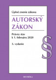 Autorský zákon. Úzz, 3. vyd, 2020