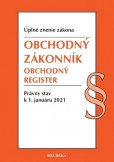 Obchodný zákonník, Obchodný register. Úzz, 2021