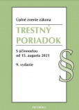 Trestný poriadok. Úzz, 9. vyd., 9/2021