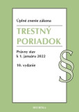 Trestný poriadok. Úzz, 10. vyd., 1/2022