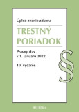 Trestný poriadok. Úzz, 10. vyd., 1/2022 Trestný poriadok. Úzz, 10. vyd., 1/2022