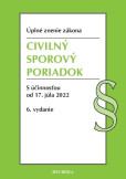 Civilný sporový poriadok. Úzz, 6. vyd., 4/2022