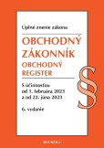 Obchodný zákonník, Obchodný register. Úzz, 6. vydanie 2/2022