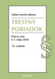 Trestný poriadok. 15. vyd., 5/2024 Trestný poriadok. 15. vyd., 5/2024