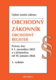 Obchodný zákonník, Obchodný register. 1. vyd., 11-2025