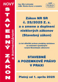 Nový Stavebný zákon s komentárom platný od 01.04.2025 Nový Stavebný zákon s komentárom platný od 01.04.2025