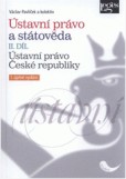 Ústavní právo a státověda II. díl Ústavní právo a státověda II. díl