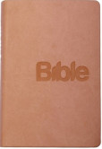 Bible (pudrová - imitace kůže)