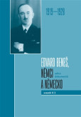 Edvard Beneš, Němci a Německo 2/1 Edvard Beneš, Němci a Německo 2/1
