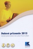 Daňové priznanie 2015 Daňové priznanie 2015