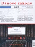 Daňové zákony 2016 pre účtovníkov Daňové zákony 2016 pre účtovníkov