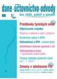 Dane, účtovníctvo, odvody 2-2017 Dane, účtovníctvo, odvody 2-2017
