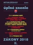Aktualizácia II-1 2018 Aktualizácia II-1 2018