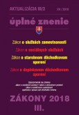 Aktualizácia III-3 2018 Aktualizácia III-3 2018