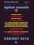 Aktualizácia II-3 2018 Aktualizácia II-3 2018