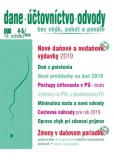 Dane, účovníctvo, odvody 4,5-2019 Dane, účovníctvo, odvody 4,5-2019