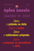 Aktualizácia III/7 / 2022 - Zákon o rodine, prídavky na deti Aktualizácia III/7 / 2022 - Zákon o rodine, prídavky na deti