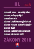 Zákony 2018-III časť A Zákony 2018-III časť A