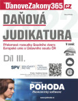 Daňová judikatura (III.) Daňová judikatura (III.)