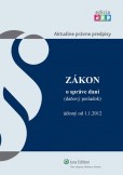 Daňový poriadok účinný od 1. 1. 2012 Daňový poriadok účinný od 1. 1. 2012