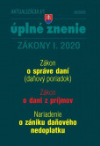 Aktualizácia I/1 2020 - Daňový poriadok, ZDP, Nariadenie o zániku daňového nedoplatku Aktualizácia I/1 2020 - Daňový poriadok, ZDP, Nariadenie o zániku daňového nedoplatku