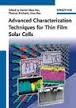 Advanced Characterization Techniques for Sol-Gel Materials Advanced Characterization Techniques for Sol-Gel Materials