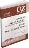 ÚZ 1318 Soudy a soudci, Advokáti ÚZ 1318 Soudy a soudci, Advokáti