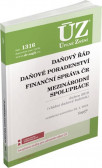 ÚZ 1316 Daňový řád, Finanční správa, Daň ÚZ 1316 Daňový řád, Finanční správa, Daň