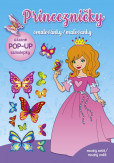 Princezničky maľovanky modrý zošit (+ pop-up samolepky) Princezničky maľovanky modrý zošit (+ pop-up samolepky)