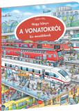 Nagy könyv A VONATOKRÓL kis mesélöknek