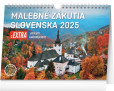 Stolový kalendár Malebné zákutia Slovenska 2025 s extra velkým kalendáriom, 30 × 21 cm Stolový kalendár Malebné zákutia Slovenska 2025 s extra velkým kalendáriom, 30 × 21 cm