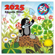 Poznámkový kalendár Krtko 2025, s 50 samolepkami, 30 × 30 cm Poznámkový kalendár Krtko 2025, s 50 samolepkami, 30 × 30 cm