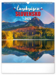 Nástenný kalendár Čarokrásne Slovensko 2025, 30 × 34 cm Nástenný kalendár Čarokrásne Slovensko 2025, 30 × 34 cm