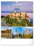 Nástenný kalendár Pamätihodnosti Slovenska 2025, 30 × 34 cm Nástenný kalendár Pamätihodnosti Slovenska 2025, 30 × 34 cm