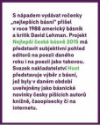 Nejlepší české básně 2015 Nejlepší české básně 2015