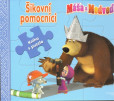 Máša a medveď-Šikovní pomocníci-kniha s puzzle