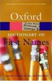 Oxford Dictionary of First Names Oxford Dictionary of First Names