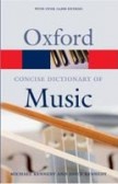 Oxford Concise Dictionary of Music Oxford Concise Dictionary of Music