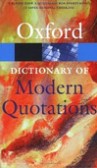 Oxford Dictionary of Modern Quotations 3rd Ed.